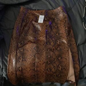 Express x Negin Mirasalehi high wasted slit skirt